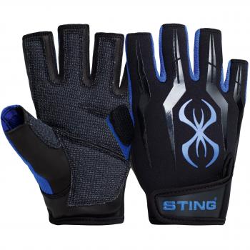 STING Armalite - Guantes de Boxeo para Hombre, Hombre, Nero/BLU, X-Large