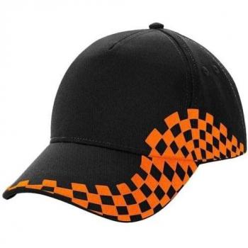 Gorra de béisbol Beechfield Grand Prix Unisex Adulto Talla Única Amarillo/Negro