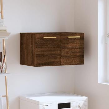 Gabinete montado en la pared Roble Marrón 60x36,5x35 cm madera multicapa