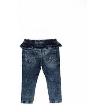Guess - Pantalones Vaqueros para niña, Color Azul Denim 24 Meses