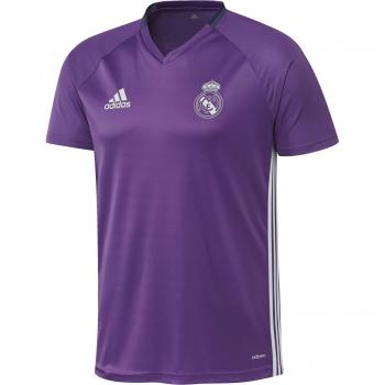 adidas Real Madrid Cf Trg Jsy Camiseta, Hombre, Morado / Blanco, M