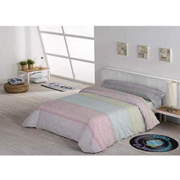Secaneta Stlia Juego Nórdica y Funda de Almohada Algodón/Poliéster, Brush