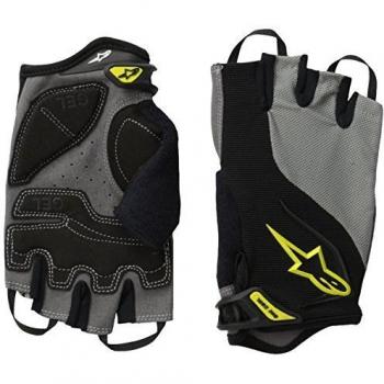 Alpinestars Pro-Light - Guantes de Dedo Corto, Talla pequeña, Color Negro y Amarillo