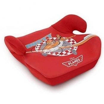 Disney Piku 6080 - Asiento elevador de coche para nios de 15-36 kg, diseo de Aviones, color rojo