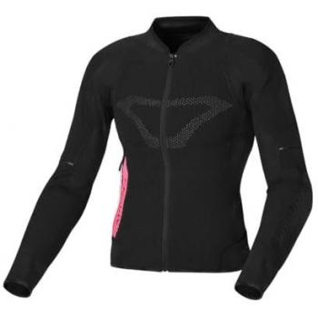 Macna Chaqueta de Protección para Mujer Whizzar Negra, características: diseño específico para damas, color negro, talla XS