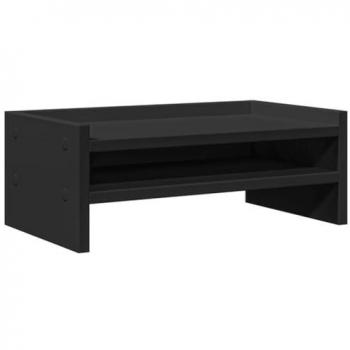 Soporte de Monitor Negro 42x24x16 cm Madera de Ingeniería