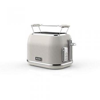 Breville VTT894X - Tostador dos rebanadas, beige