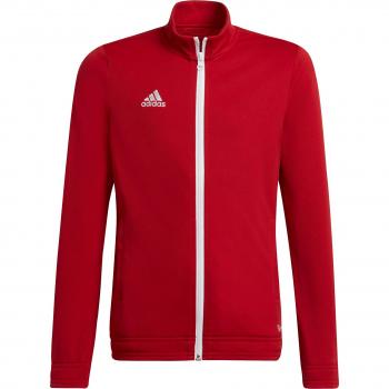 Chaqueta de fútbol adidas Entrada 22 infantil, características: material ligero, tecnología AEROREADY para la gestión de la humedad, diseño con cremallera completa, bolsillos laterales con cierre, puños elásticos y dobladillo