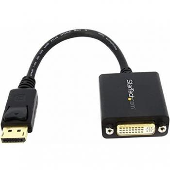 StarTech.com DisplayPort to DVI-D Adapter - 1920x1200 - Passive DVI Video Converter with Latching DP Connector