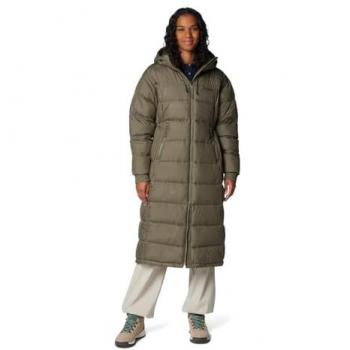 Columbia Pike Lake II Long Women's Jacket - Stone Green - XL