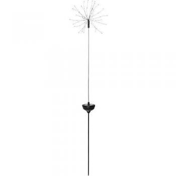 Lámpara LED solar Firework con piqueta, 100 cm, diodos blancos