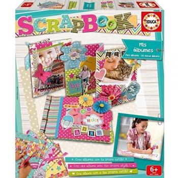 Educa Borrás-Mi ÀLbum de Fotos Scrapbook, 2 x 50 Piezas 16568