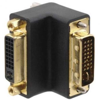 Kramer Convertidor DVI Macho a DVI Hembra con Ángulo Recto (AD-DF/DM/RA)