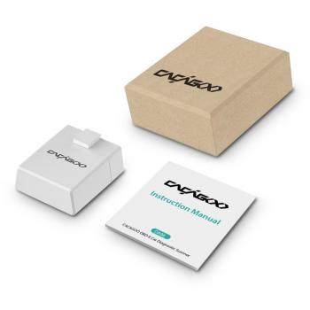 CACAGOO OBD II Escáner Bluetooth Herramienta de Diagnóstico del Motor Coche con HUD Función APP para Android y iOS