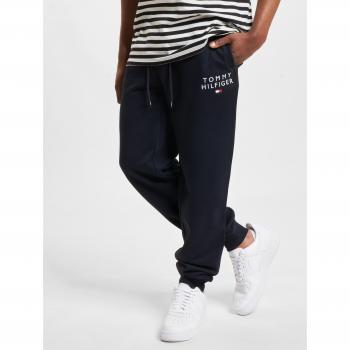 Pantalón jogger bajo elástico marino Tommy Hilfiger para hombre, largo, azul oscuro, talla S