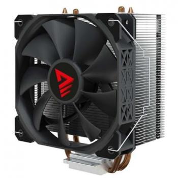 Ventilador de CPU Savio FROST X2 características: diseño eficiente, tamaño compacto, bajo nivel de ruido, compatibilidad con múltiples sockets, iluminación LED y alta capacidad de refrigeración