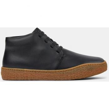 CAMPER Peu Terreno Ankle Boots for Men in Black Smooth Leather, Size 39
