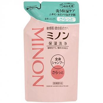 Minon Whole Body Shampoo Smooth Type Refill 380ml