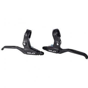 Juego de Manetas de Freno Universal XLC BL-V04 - 3 Dedos - Aluminio - Negro