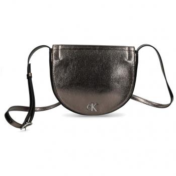 Bolso de Mano Calvin Klein Jeans Minimal Monogram 22 cm Color Dorado