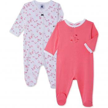 Petit Bateau Dors Bien_22170, Conjuntos de Pijama para Bebés, Lot de 2, Multicolor