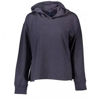 Gant Blue Cotton Hoodie - XS Women's