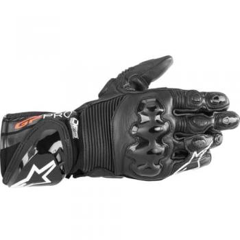 Alpinestars GP Pro R4 Perforated Leather Motorcycle Gloves - Black - Medium