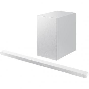 Barra de sonido Samsung 2024 HW-S701D con tecnología Dolby Atmos y DTS:X, subwoofer inalámbrico y conexión Wi-Fi