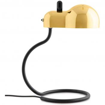 Lámpara de mesa LED Minitopo Stilnovo, dorada