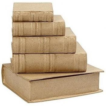 5 cajas de papel maché lakeballs - Libro para decorar 8,5 A 18,5 cm