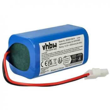 Batería Li-Ion Recargable 2600mAh (14.8V) Compatible con Aspiradoras Ecovacs Deebot Cen540, iLife X3, V7s Plus, V7s Pro, KK8