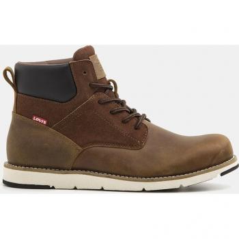 Levi's Jax Plus Botas de Montaña para Hombre con Cierre de Cordones en Piel Marrón