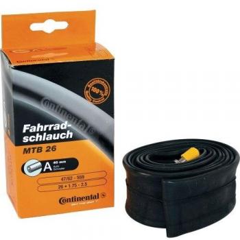 Continental, 40 Mm Cámara Road 700 x 28-32-37, válvula Schrader