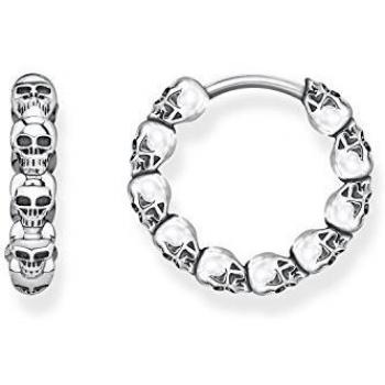 THOMAS SABO - Pendientes de Mujer Calaveras, Plata de Ley 925