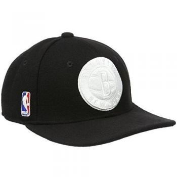 adidas NBA SBC Nets Superstar - Gorra unisex, color negro / blanco, talla OSFY