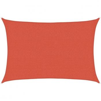 Toldo de vela HDPE terracota 160 g/m² 2,5x4 m