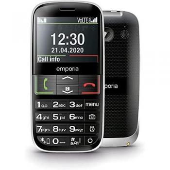 Emporia Active 4G - Teléfono Móvil Negro