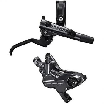 Freno de disco hidráulico trasero Shimano Deore M6100 4 pistones negro
