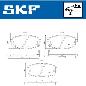 Pastillas de freno SKF VKBP 80183 A