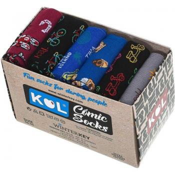 Pack 6 Calcetines Kisses&Love con diseño de corazones y puño anti-presión de caña alta