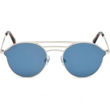 Monturas de Gafas WEB WE0207 16X, Plateado (Palladio LucBLU Specchiato), 55.0 Unisex Adulto