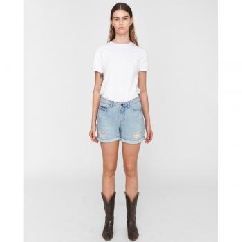 Noisy May - Short de mujer denim con dobladillo