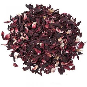 Aromas de Té - Infusiones Variadas - Infusión Hibiscus en Formato de 100 gramos - Infusión Natural con Propiedades Hidratantes y Refrescantes - Infusión con Sabor Ácido que Ayuda a Eliminar Líquidos