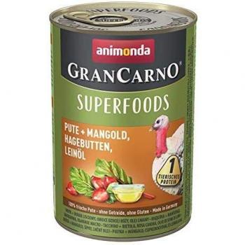 Animonda GranCarno Superfoods Pavo Acelgas 400 g