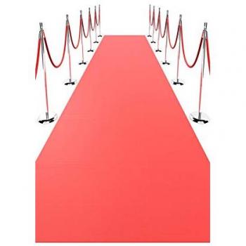Alfombra Roja Elegante para Eventos 450 x 60 cm, tipo de producto: alfombra roja, características: tamaño 450 x 60 cm, ideal para photocalls y eventos, diseño elegante