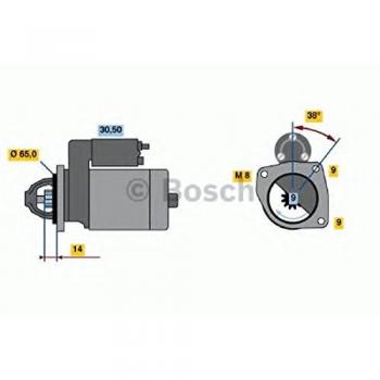 Motor de Arranque Bosch 986017030 - Tipo: Motor de arranque, Marca: Bosch, Número de pieza: 0 986 017 030, Aplicación: Arranque de vehículos