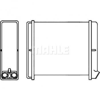 Radiador de calefacción MAHLE ORIGINAL AH 170 000S, tipo de producto: radiador de calefacción, características: diseño compacto, alta eficiencia térmica, fácil instalación, compatible con múltiples modelos de vehículos