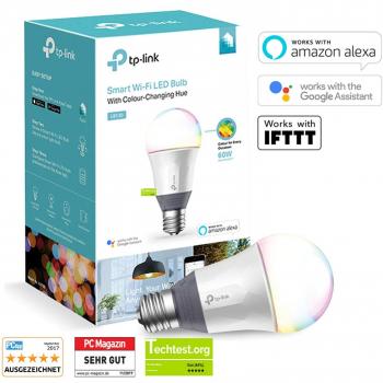 Bombilla Inteligente Wi-Fi TP-Link LB130 Multicolor 11W Gris Blanco