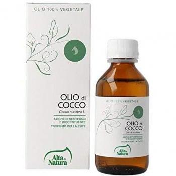 Alta Natura 100ml Coconut Oil Cocus Nucifera L. - Antioxidant and Skin Nourishing Formula