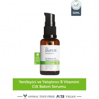 Suero Complejo de Vitamina B con Niacinamida 10% - Anti-Sensibilizante, Anti-Rojeces, Regenerador de Piel - Vegano, Libre de Crueldad, Ecológico 30